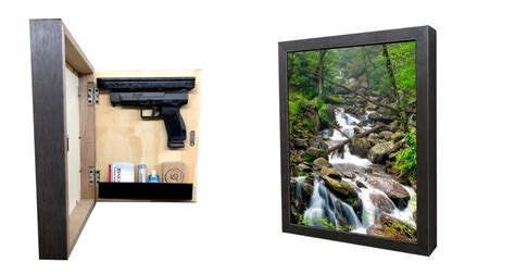 Hidden Gun Storage Picture Frame Concealment Compartment Etsy