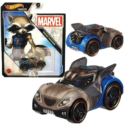 HOT WHEELS MARVEL ROCKET RACCOON AUTO SAMOCHODZIK METALOWY MATTEL 194735062959 Cena Opinie