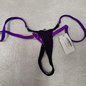 Swim Wicked Weasel Xl 48 Micro Bow Peep Bikini Bottom Vback Nwt Poshmark