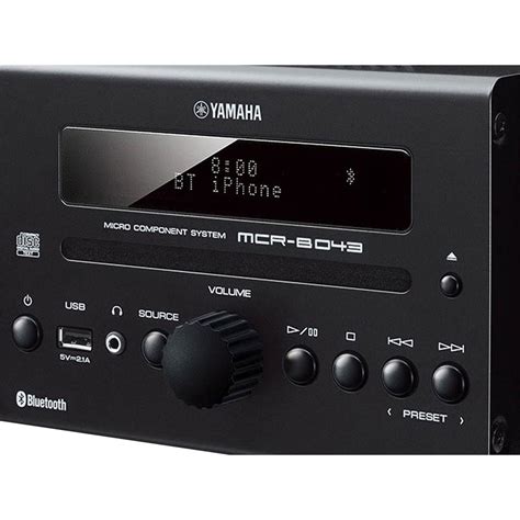 Купить Музыкальный центр Yamaha MCR-B043 Black в Москве