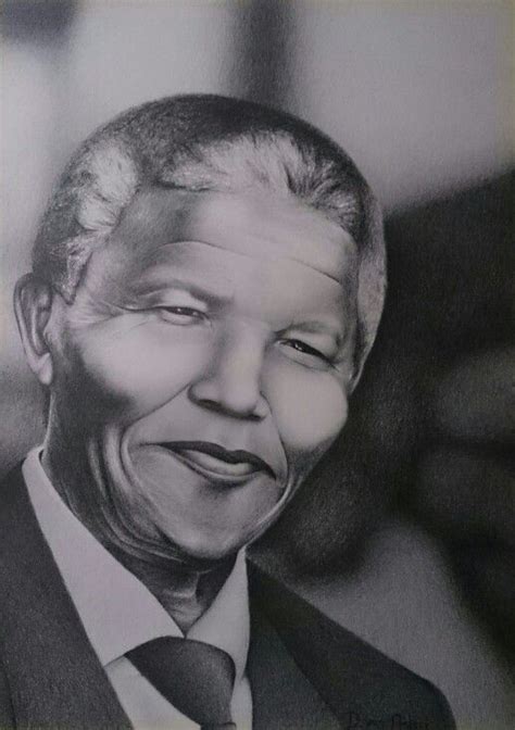 Nelson Mandela Pencil Drawing Nelson Mandela Pencil Drawings Portrait