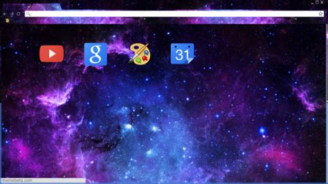 Galaxy Chrome Theme Themebeta