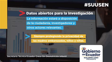 Ecuador Crece Sin Desnutrici N Infantil On Twitter La Informaci N