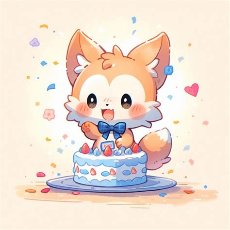 Premium Photo | Cute cat with birthday cake