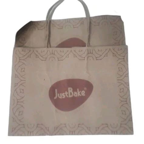 Brown Printed Paper Carry Bag For Shopping Capacity Kg At Rs