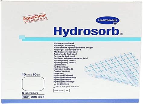 Hydrosorb Dressings 10 X 10 Cm Pack Of 5 Uk Health