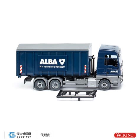 WIKING 067204 HO MAN TGX Euro 6 Meiller Alba 車斗可卸式卡車 誠品線上