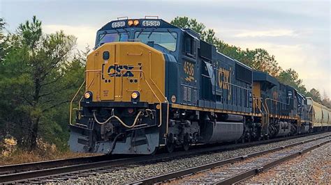 Brand New CSX SD70MACe Rebuild Leads Q470 YouTube