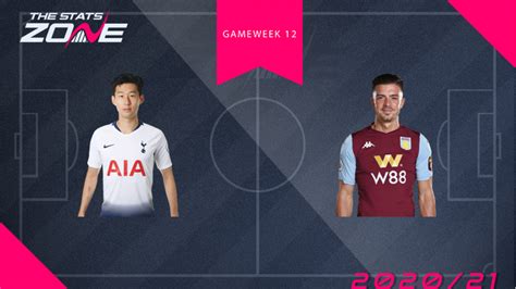 Fpl Gameweek 12 Head To Head Comparisons Heung Min Son Vs Jack Grealish The Stats Zone