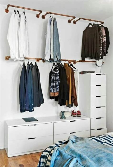 13 Creative Ways To Create a Wardrobe With Low Budget | Bedroom storage ...