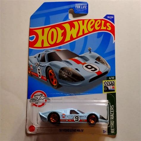 Hotwheels Other Hot Wheels Retro Racers Series Gulf Ford Gt