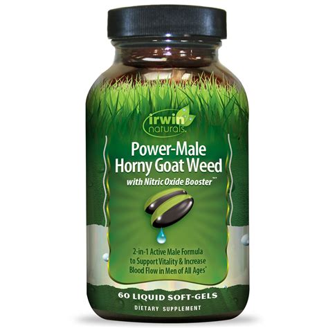 Irwin Power Male Horny Goat Weed With Nitric Oxide Booster 60 CT