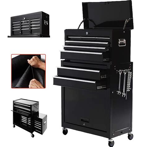 Buy Zety Corp High Capacity 8 Drawer Rolling Tool Chest Portable Tool