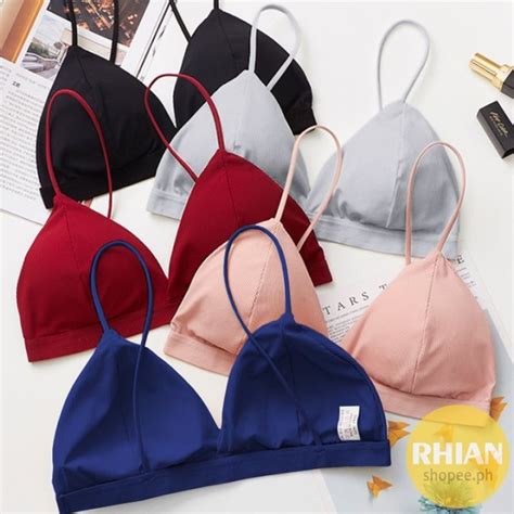 Rhian French Style Triangle Cup Bra Sexy Lingerie Deep V Chest Wrap Brallete Lazada Ph