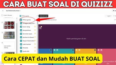 Cara Membuat Dan Menggunakan Quizizz Untuk Soal Online Youtube