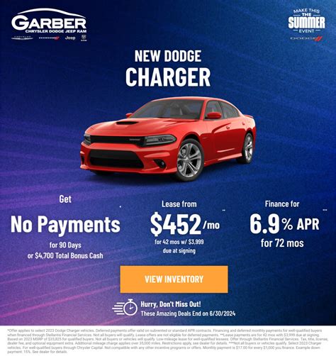 Current Chrysler Dodge Jeep Ram Wagoneer Deals And Offers Garber