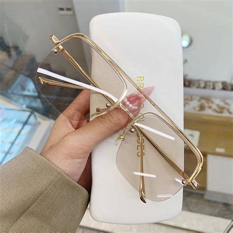 Kính Hot Nữa Gọng Kim Loại Vintage Shopee Việt Nam