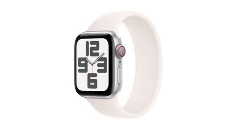 Buy Apple Watch Se Gps Cellular 40mm Silver Aluminium Case With