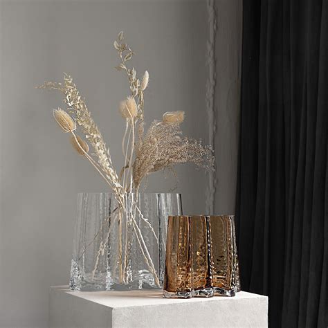 Gry Wide Vase Cm Clear Fra Cooee Design Gratis Levering