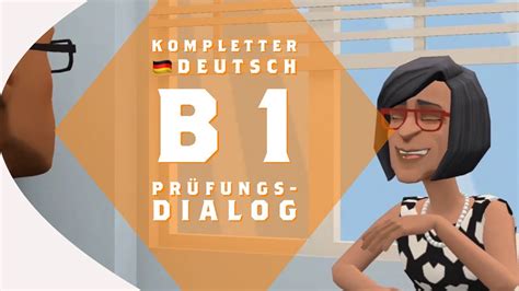 Komplettes Prüfungsgespräch B1 Deutsch sprechen Gemeinsam Problem