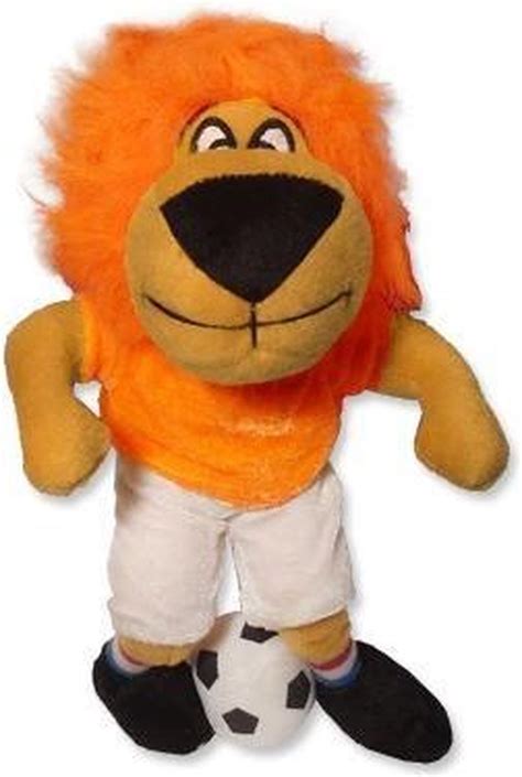 Oranje Leeuw Mascotte Nederlands Elftal Oranje Voetbal Hup