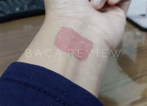 Make Over Powerstay Sawo Matang Transferproof Lip Cream B02 Lucky Review Nude Terbaik B A C A