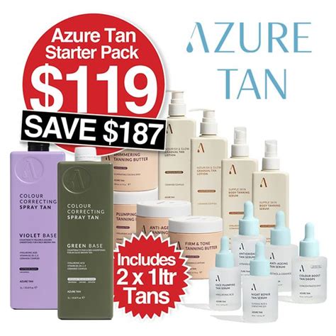 Azure Tan Starter Pack Promo National Salon Supplies