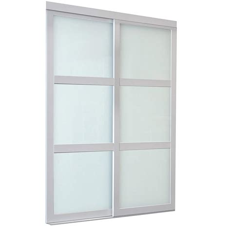 Craftsman Frosted Glass Closet Doors At Lowes