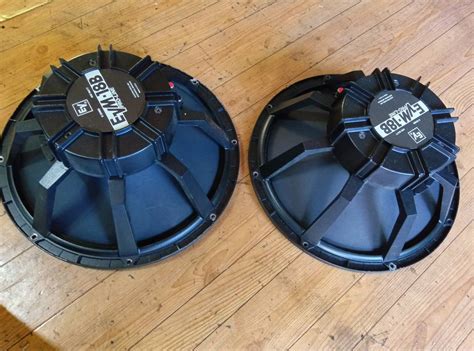 Letao Electro Voice Pro Line Evm B Pair Of Woofer Ohms