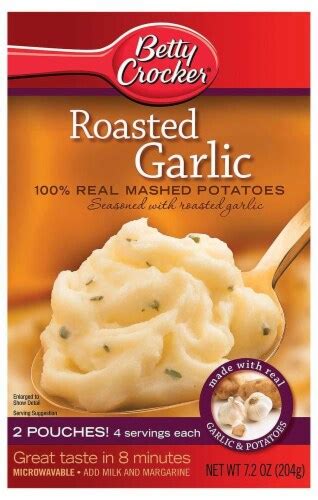 Betty Crocker Roasted Garlic Mashed Potatoes 72 Oz Kroger