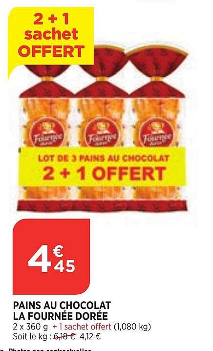 Promo Pains Au Chocolat La Fourn E Dor E Chez Atac Icatalogue Fr