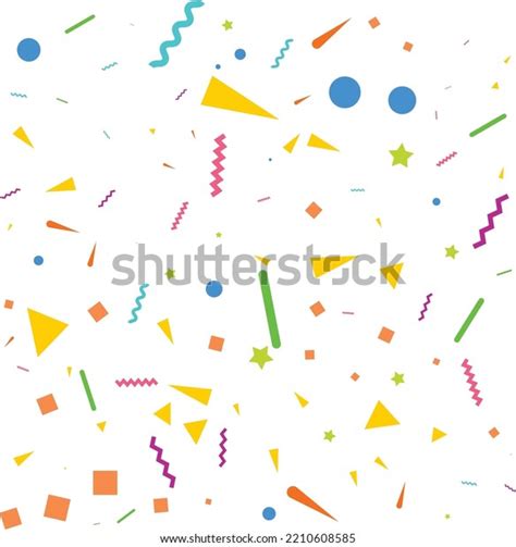 Confetti Concept Design Template Holiday Happy Stock Vector (Royalty Free) 2210608585 | Shutterstock