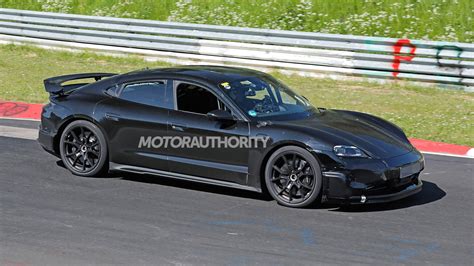 Porsche Taycan Turbo Gt Spy Shots Photo Credit Baldauf