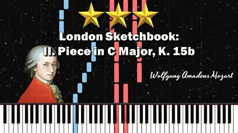 Mozart S Piece In C Major K B London Sketchbook Synthesia Midi