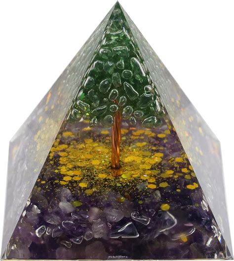 Amazon Nature Pulito Orgone Pyramid Peridot Tree Of Life