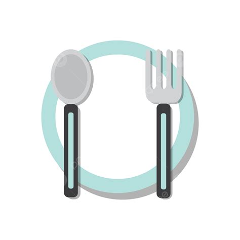 Plate And Cutlery Clipart Hd Png Cutlery Plate Vector Spoon Fork