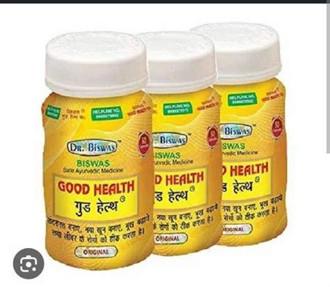 Ayurvedic Dr Biswas Good Health Capsule Packaging Type Bottle At Rs