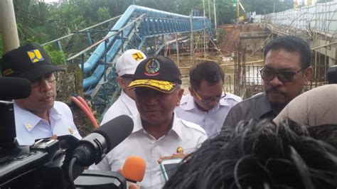 Video Wakil Gubernur Sulsel Pantau Proyek Jembatan Tello Tribun