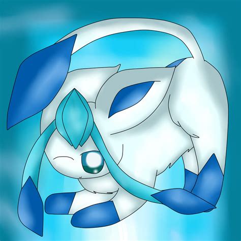 Shiny Glaceon Surrounded by Colours by RainbowRootsie on DeviantArt