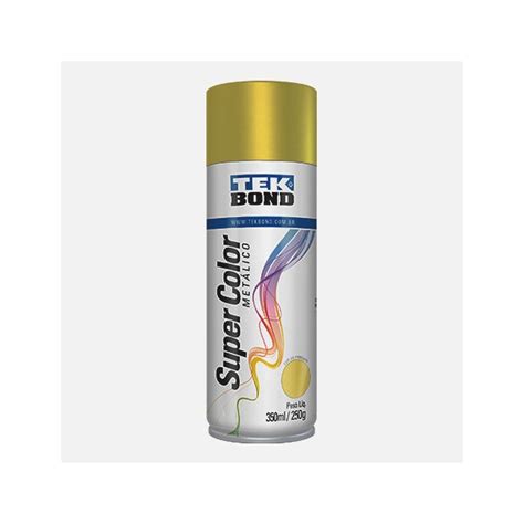 Tinta Spray Dourado Metálico 350ML TEKBOND