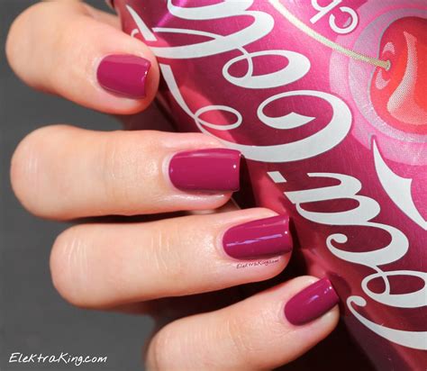 Opi Coca Cola Collection Swatches Review Elektra Deluxe Nail