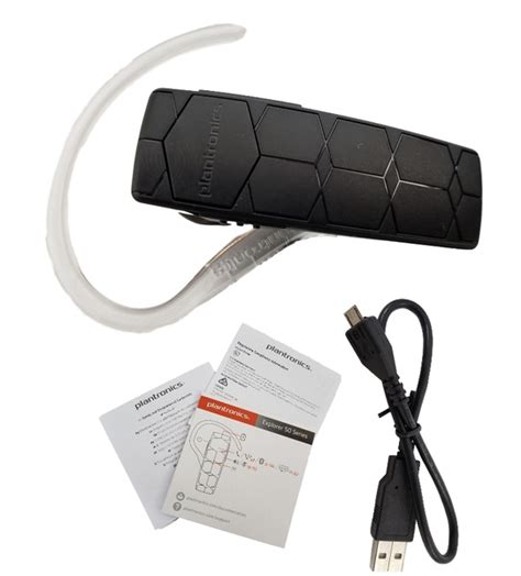 Plantronics Explorer 55 Bluetooth Headset Noise Reduction Multipoint ...