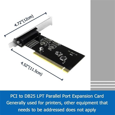 PCI LPT Parallel 25-Pin Card – Reliable Printer Connectivity