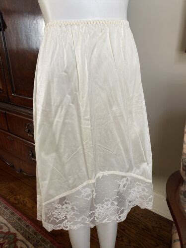 Women S Vintage Slips Petticoats For Sale EBay Lace Slip Dress