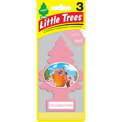 Little Trees Air Freshener Cherry Blossom Honey Fragrance 3 Pack