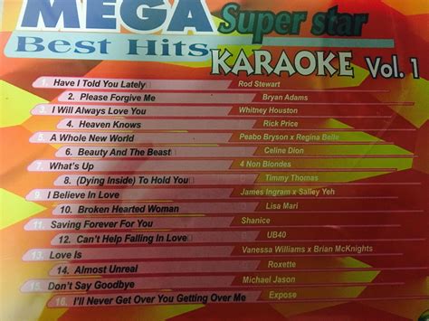 Ktv Vcd Mega Superstar Karaoke Vcd Hobbies And Toys Music And Media