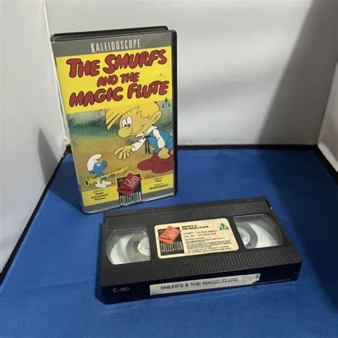 The Smurfs And The Magic Flute Vhs Cassette Tape 1985 Kaleidoscope £4