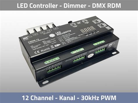 Channel Dmx Rdm Led Controller X A Pwm Xlr With Master Mode