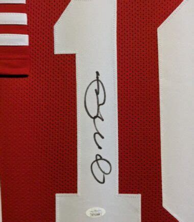 FRAMED SAN FRANCISCO 49ERS JOE MONTANA AUTOGRAPHED SIGNED JERSEY JSA