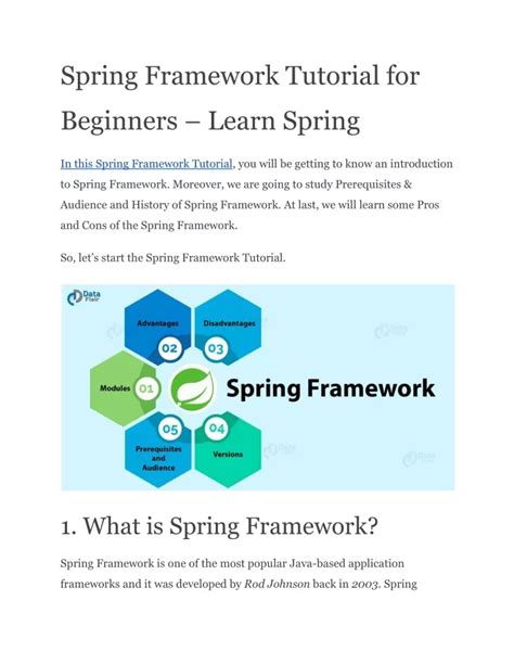 PPT Spring Framework Tutorial For Beginners Learn Spring PowerPoint